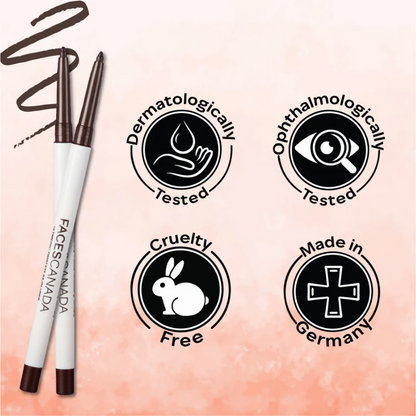Faces Canada Ultime Pro Twist Eye Kajal Liner - Brown 02 - Distacart