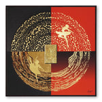 Thumbnail for Tehzeeb Creations Golden Embossed Wall Painting