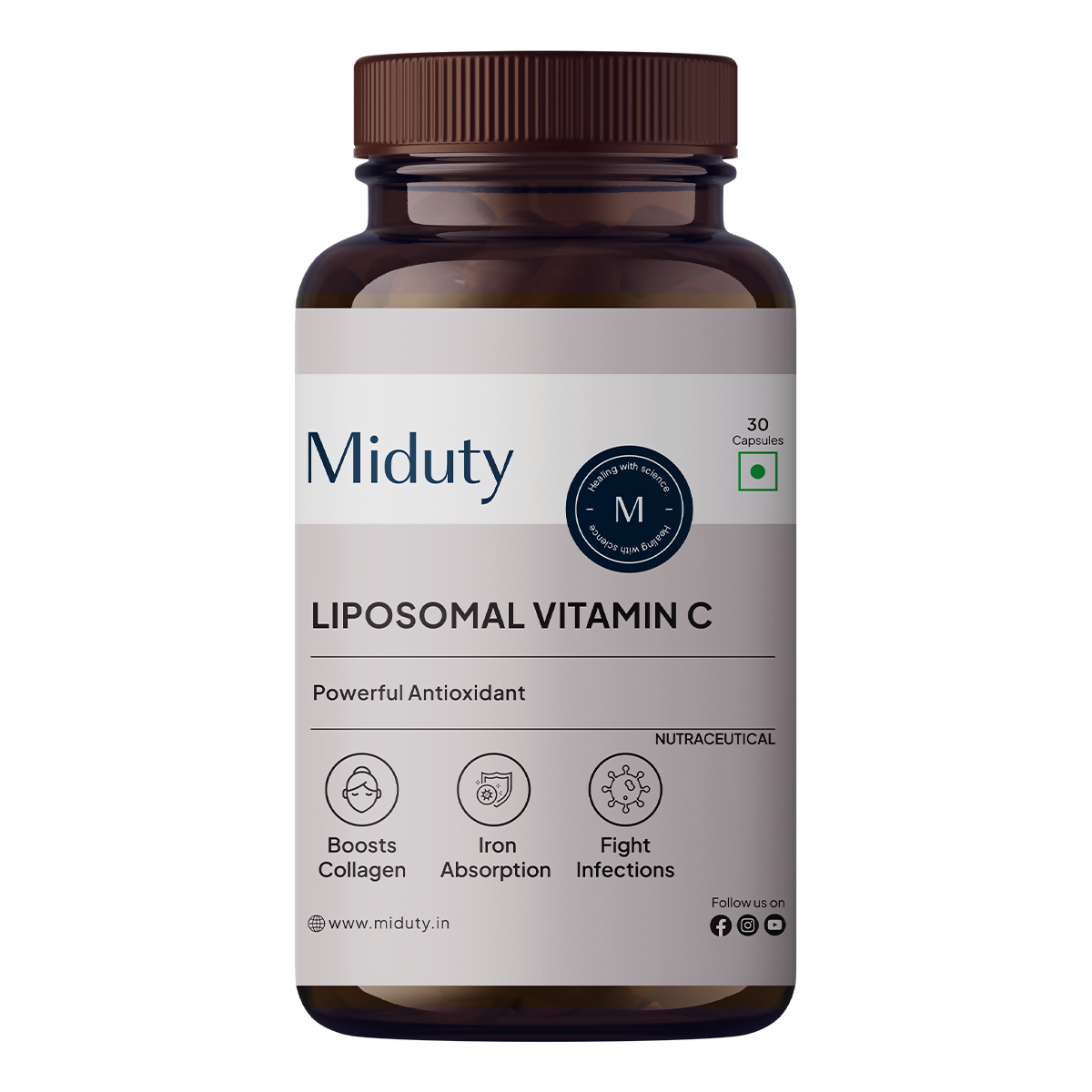 Miduty Liposomal Vitamin C - Immunity Booster Capsules