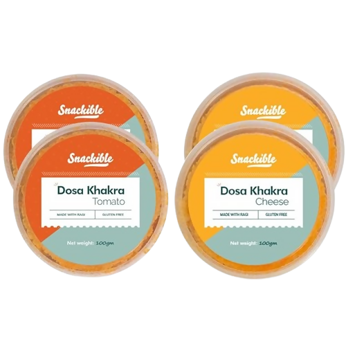 Snackible Crispy Cheese & Tomato Dosa Khakhra Combo - Distacart