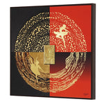 Thumbnail for Tehzeeb Creations Golden Embossed Wall Painting