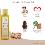 Thumbnail for The Pure Story Natural Cold Pressed Oil for Hair & Skin with Walnut - Distacart