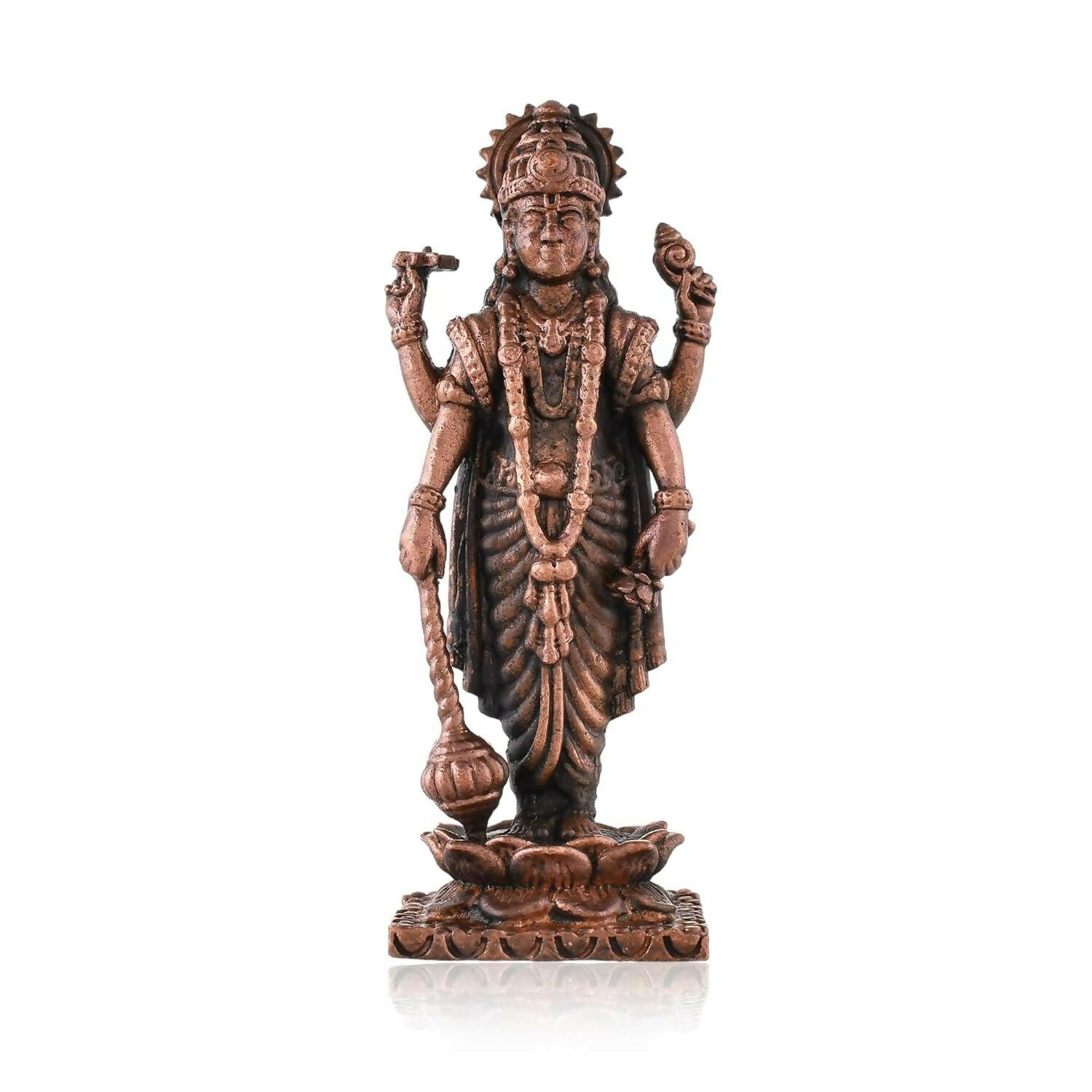 Craftvatika Copper Vishnu Idol - Distacart