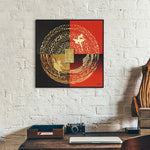 Thumbnail for Tehzeeb Creations Golden Embossed Wall Painting