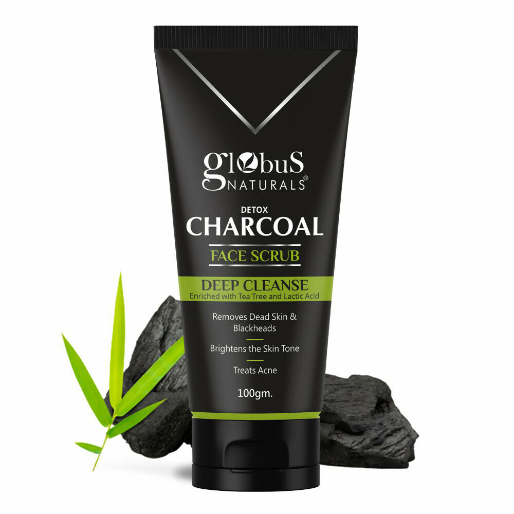 Globus Naturals Charcoal Scrub - Distacart