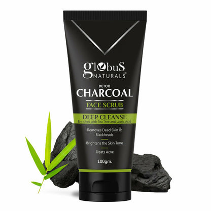 Globus Naturals Charcoal Scrub - Distacart