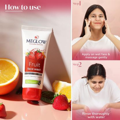 Meglow Fruit Face Wash - Dista