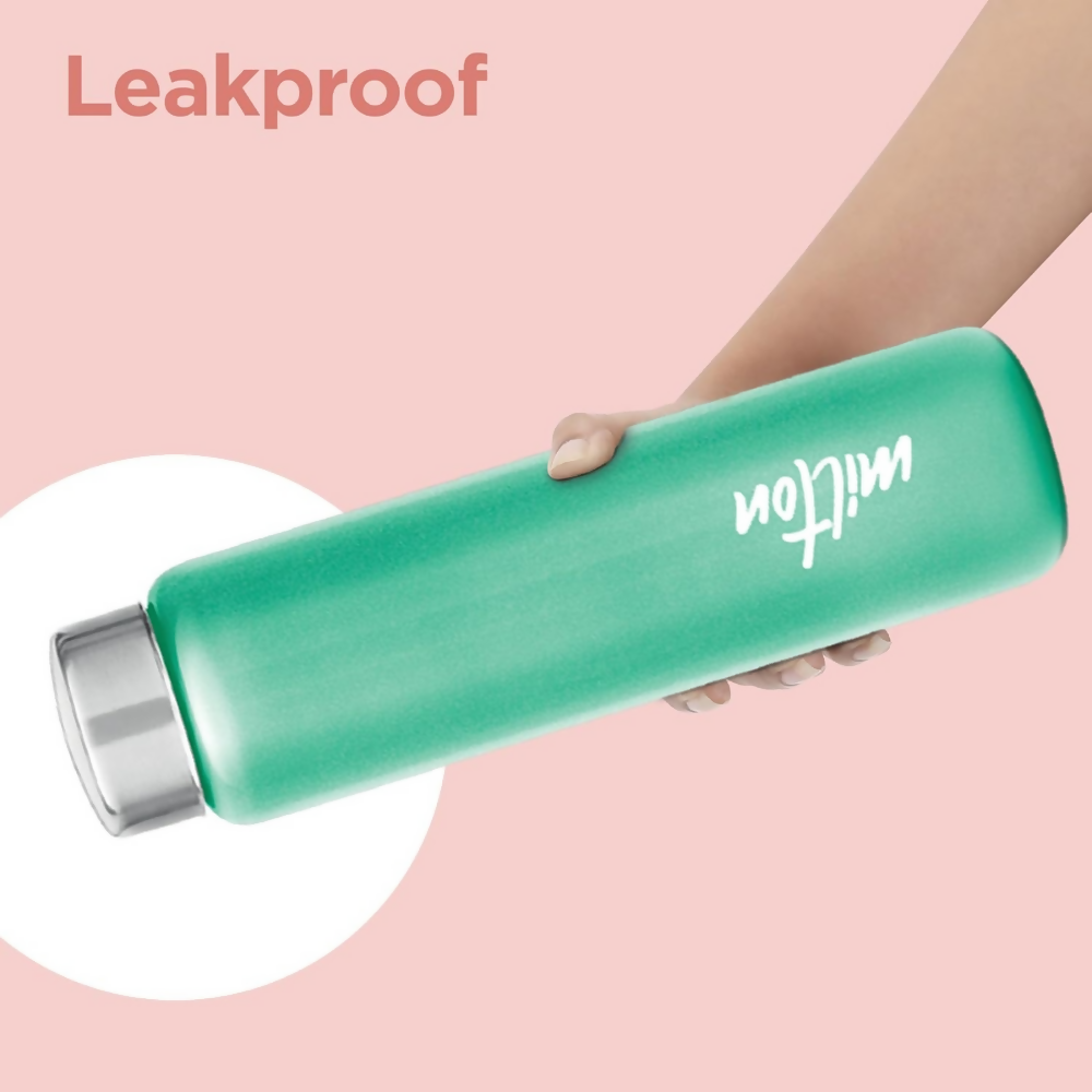 Milton Aqua 1000 Stainless Steel Water Bottle - Light Green - Dista