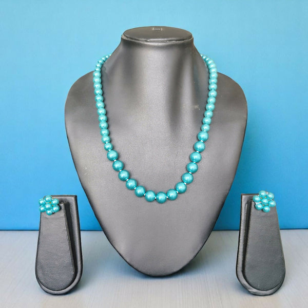Inhanns Spectrum Everyday Pearl Sets - Single Strand - Skyblue - Distacart