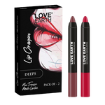 Thumbnail for Love Earth Lip Crayon Non-Transfer Lipstick - Deeps - Distacart