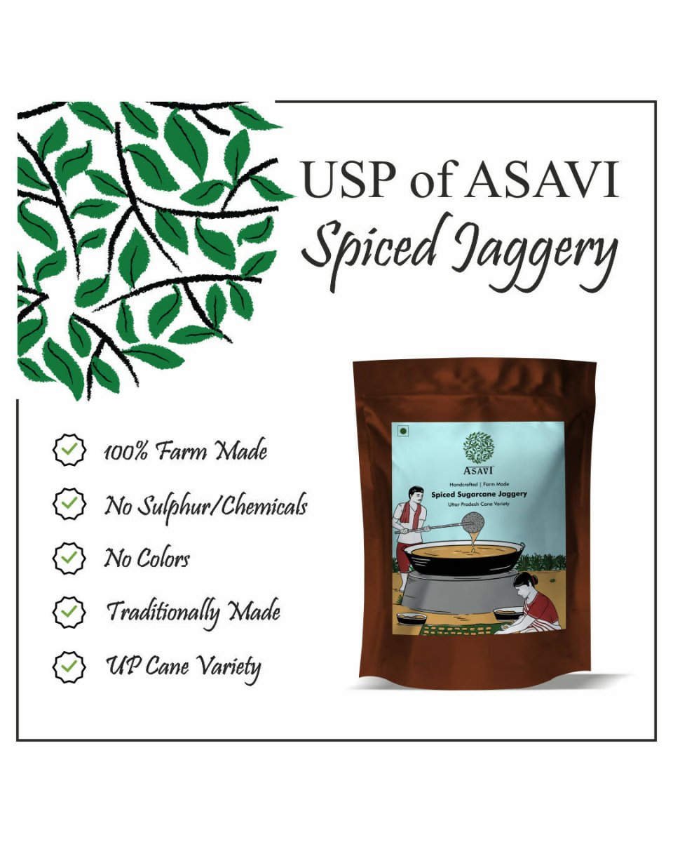 Asavi Handcrafted Spiced Jaggery - Distacart