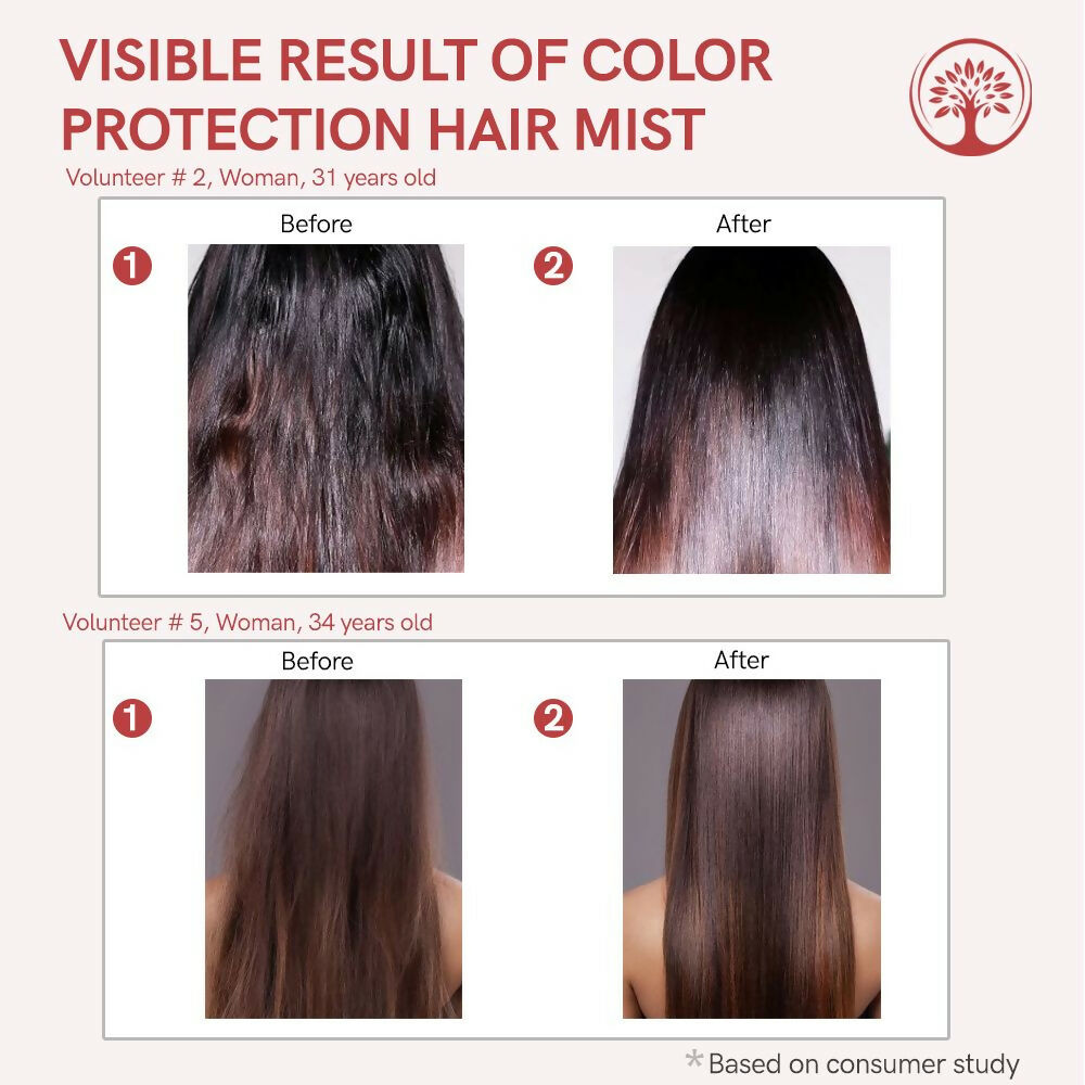 Ivory Natural Color Protection Hair Mist - Locks In Vibrant Hues, Adds Luminous Shine - Distacart