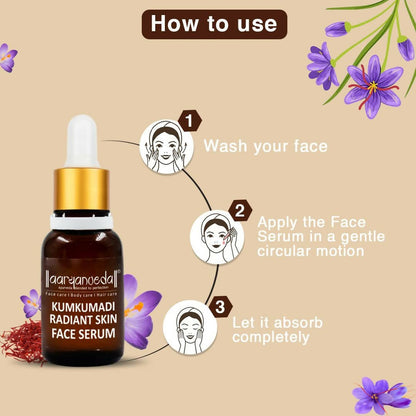 Aaryanveda Kumkumadi Radiant Skin Face Serum - Distacart