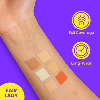 NY Bae Full Coverage Concealer Palette - Fair Lady - Distacart
