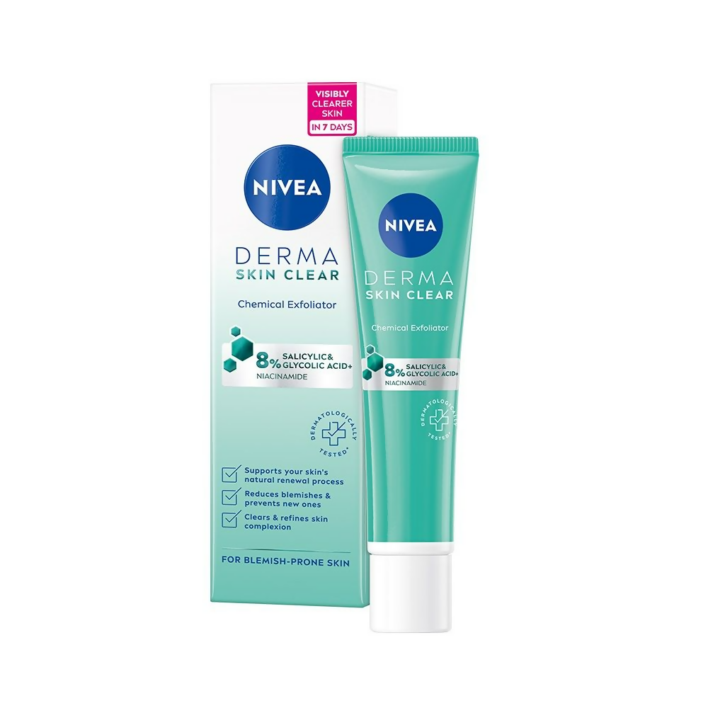Nivea Derma Skin Clear Exfoliator Face Cleansing - Distacart