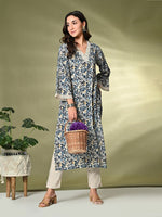 Thumbnail for Sangria Printed A-Line Kurta
