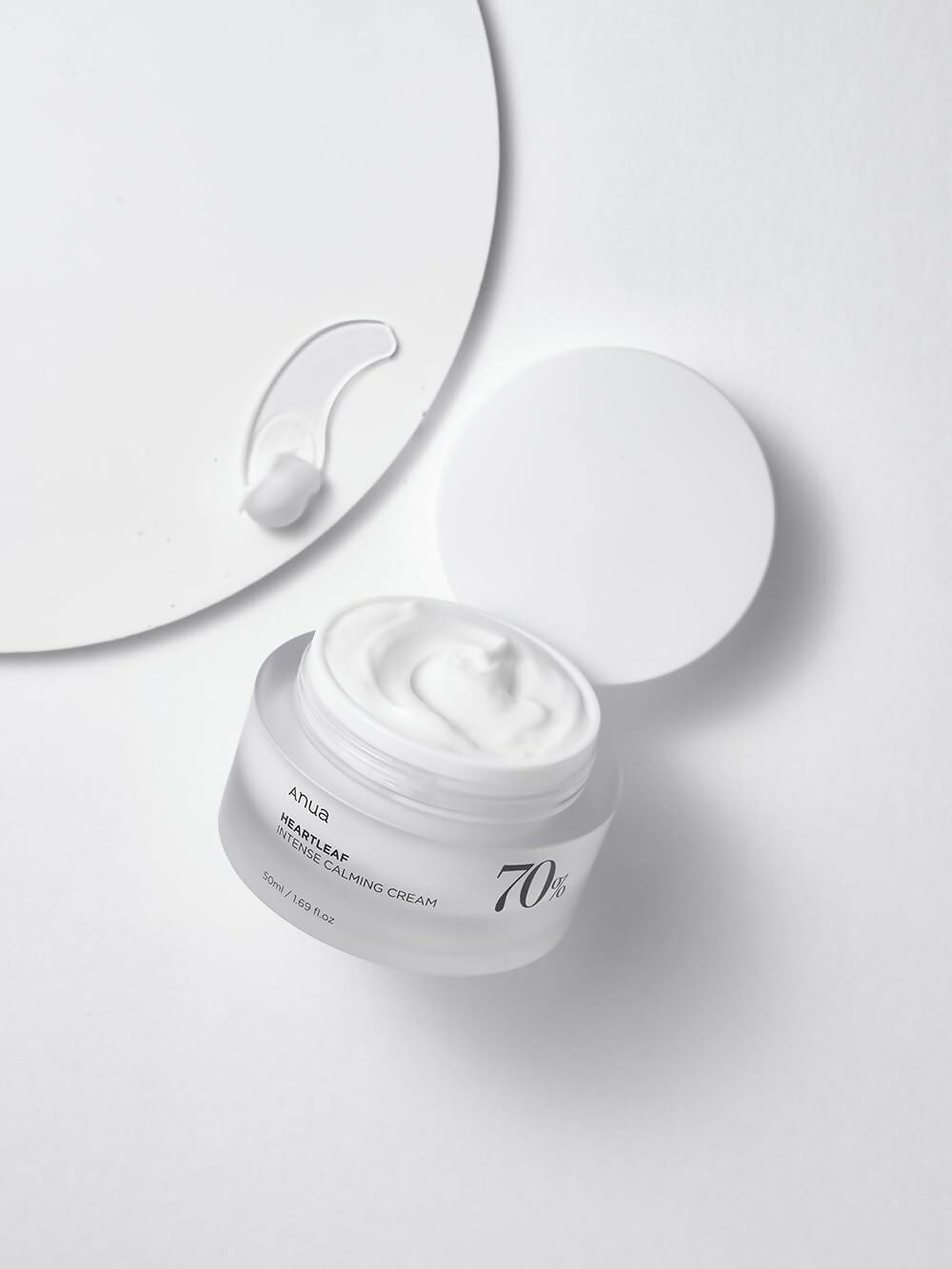 Anua Heartleaf 70 Intense Calming Cream With Ceramide, Panthenol, Heartleaf Extract - Korean Skincare - Distacart