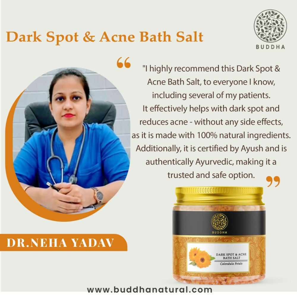Buddha Natural Dark Spots & Acne Bath Salt - Distacart