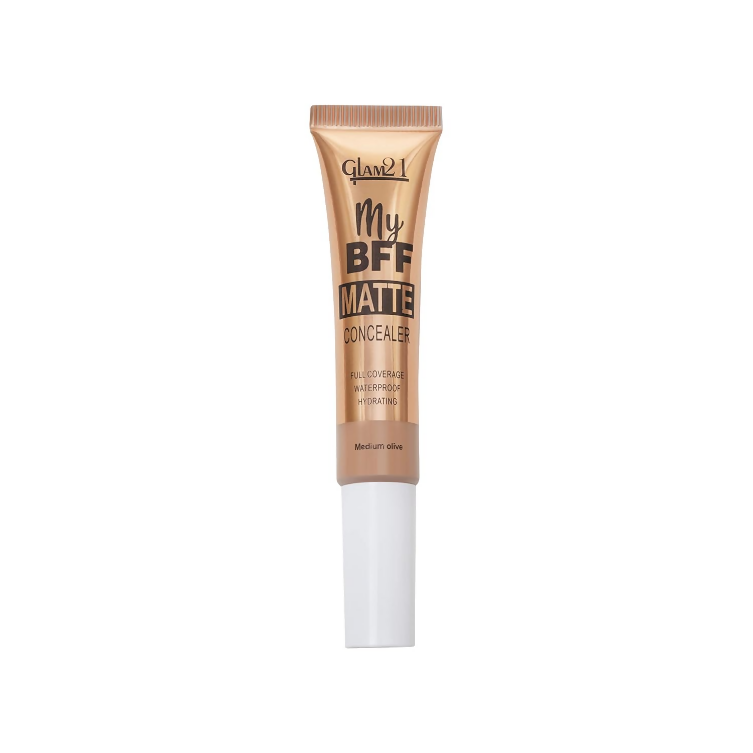 Glam21 My BFF Matte Liquid Concealer For All Skin Tone Matte Finish - Medium Olive - Distacart