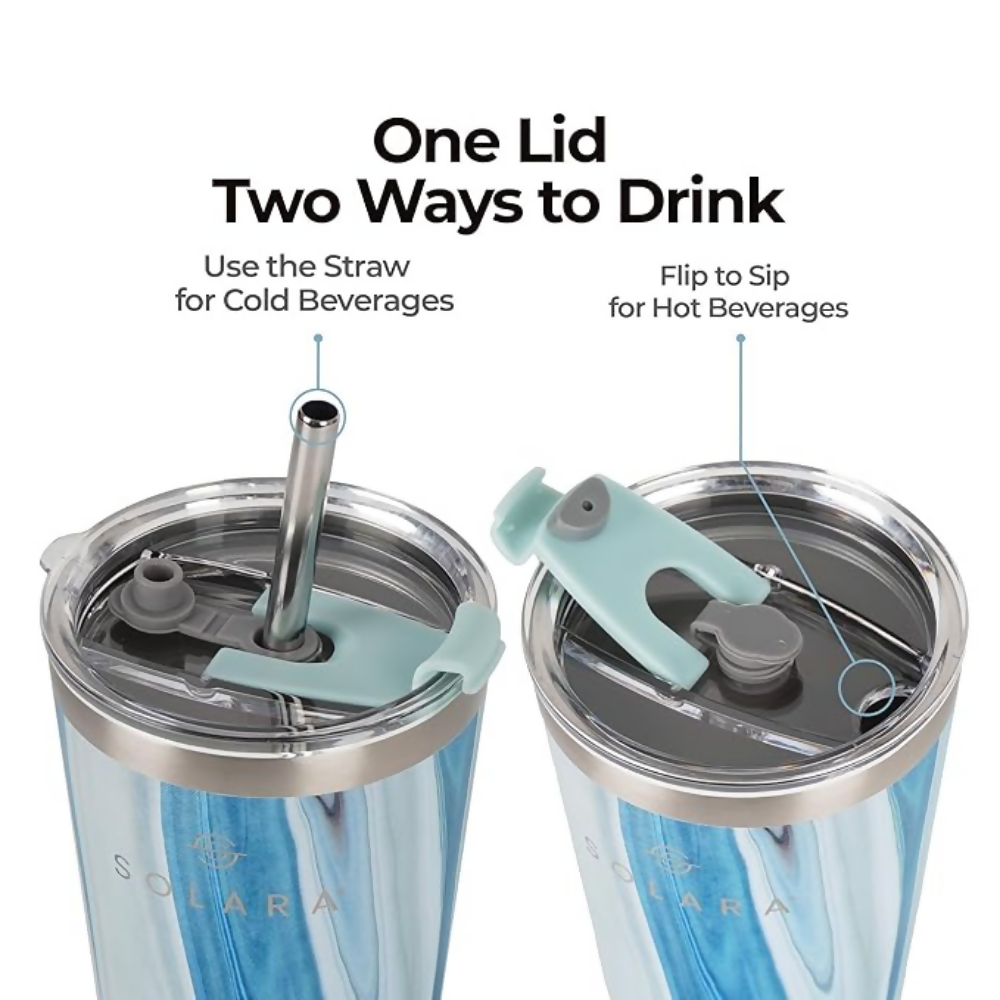 SOLARA Tumbler with lid and Straw - Dista