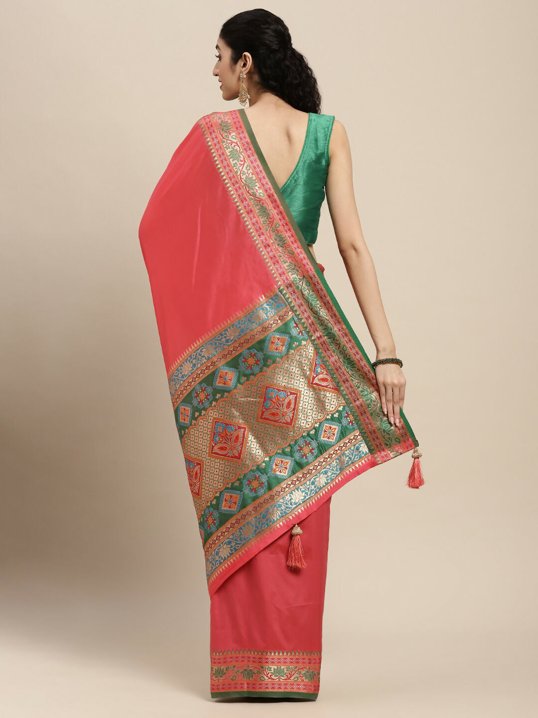 Astita Silk Blend Gajari Saree