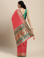 Thumbnail for Astita Silk Blend Gajari Saree