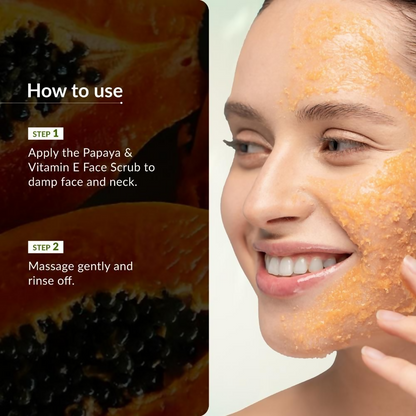 Lotus Botanicals Papaya & Vitamin E Face Scrub - Distacart