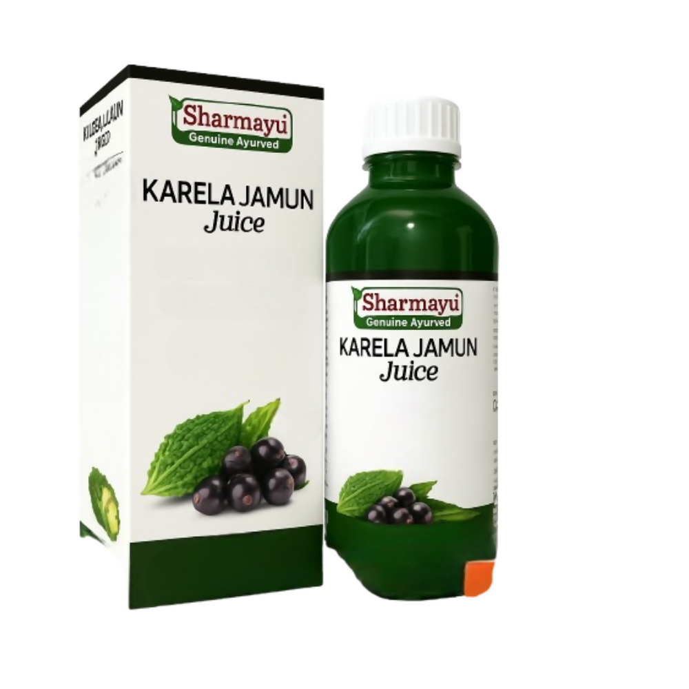 Sharmayu Ayurveda Karela Jamun Juice - Dista