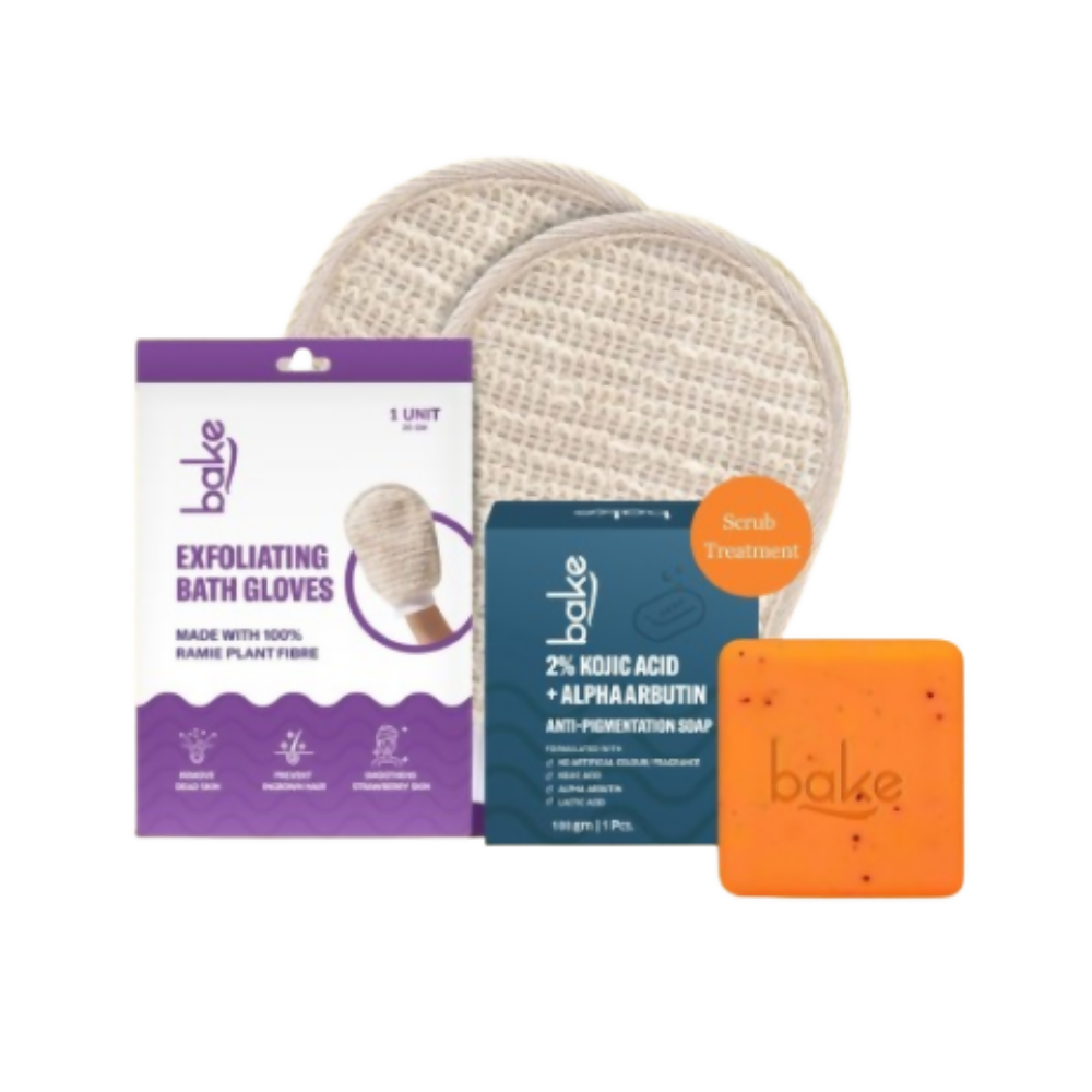 Bake Kojic Soap + Exfoliating Body Glove Combo - Distacart