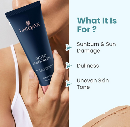 Uniqaya Tinted Sunscreen Spf 50 PA+++|Tinted Sunscreen - Distacart