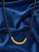 Thumbnail for NVR Women Gold Plated Black Beaded Mangalsutra - Distacart
