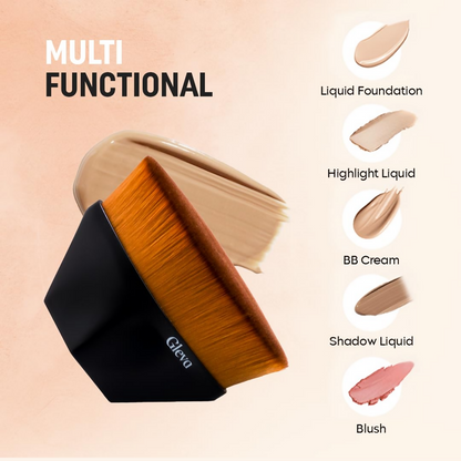 Gleva Foundation Makeup Brush Black - Distacart