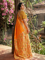 Thumbnail for Shree Shyam Fashion Yellow Soft Silk Saree - Dista
