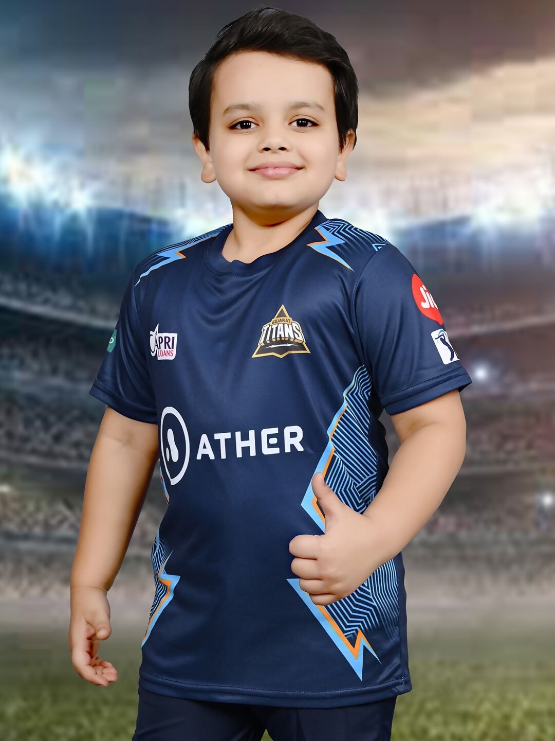 Baesd Kids IPL Cricket Jersey T-shirt T20 - Distacart