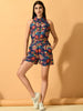 Myshka Women's Multi Printed Top With Shorts - Distacart