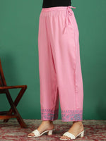 Thumbnail for Sangria Embroidered Kurta & Trouser With Dupatta