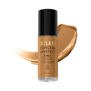 Milani Conceal + Perfect 2-In-1 Foundation + Concealer - Amber - Distacart