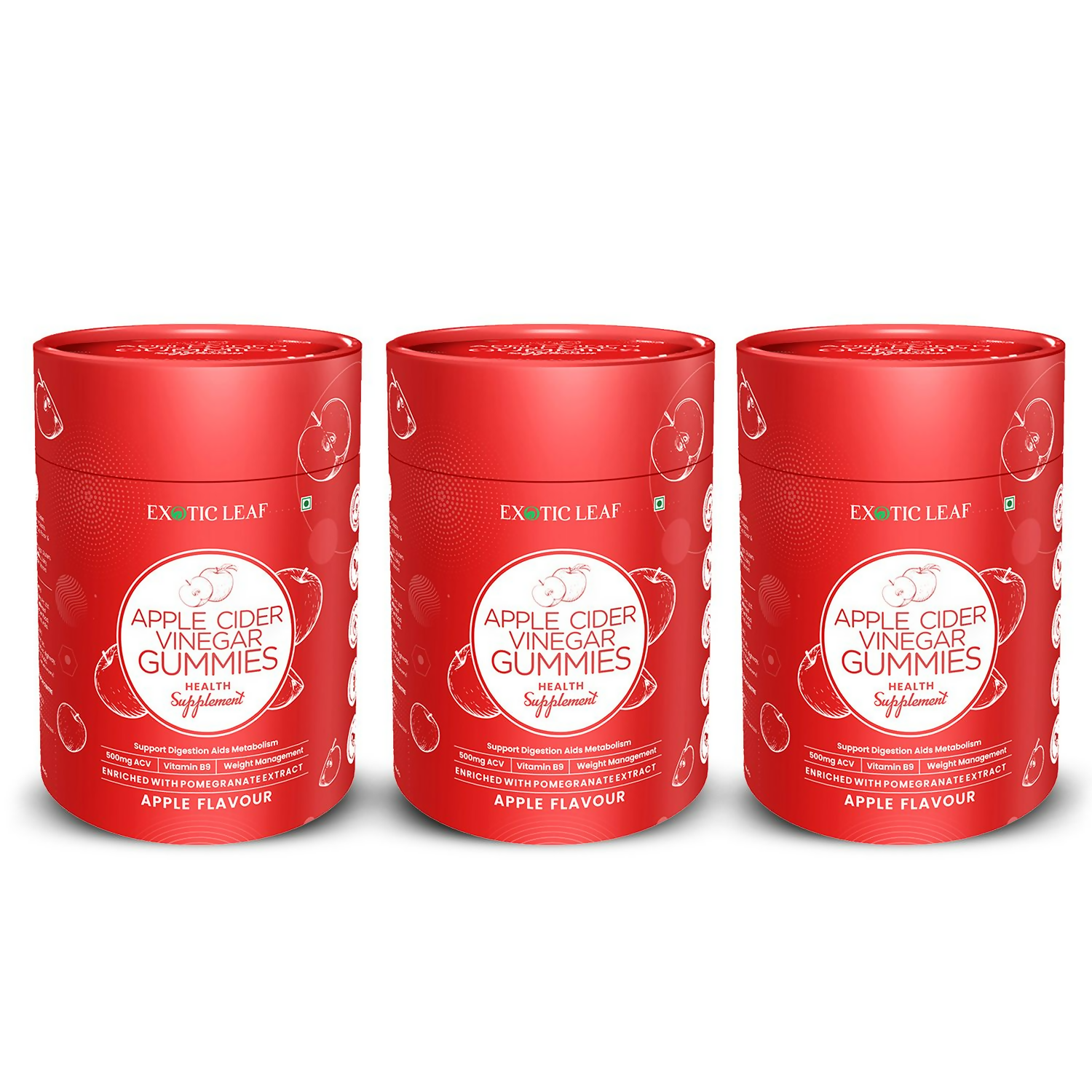 Exotic Leaf Apple Cider Gummies - Distacart