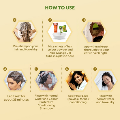 Indus Valley Damage-Free Gel Hair Color- Dark Brown - Distacart