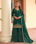 Thumbnail for KC Green Ethnic Wear Ready Made Chinon Suit For Women - Dista