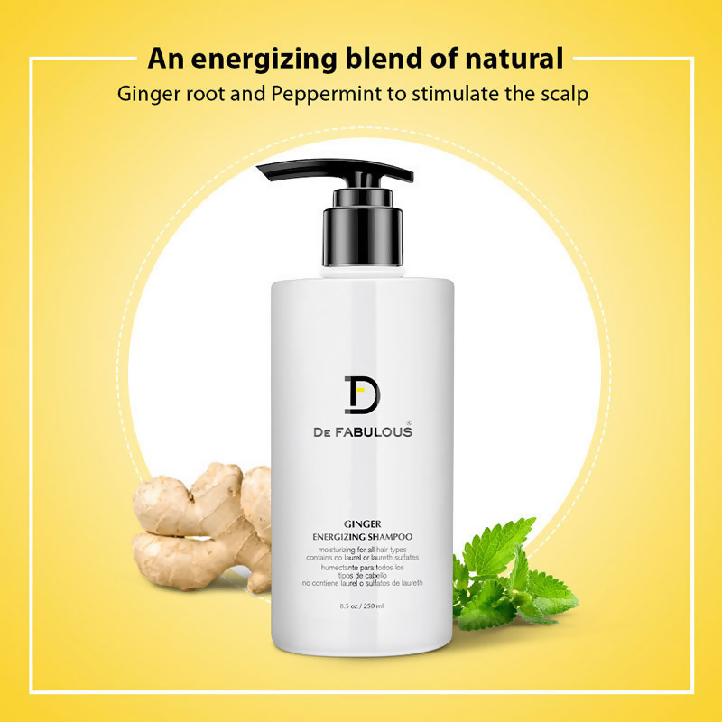 De Fabulous Ginger Energizing Shampoo - Distacart