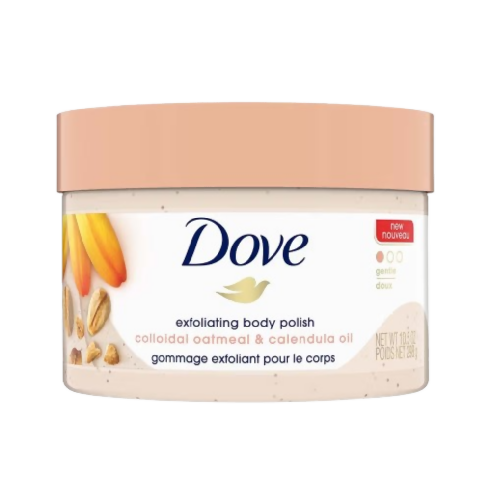 Dove Exfoliating Body Polish Scrub - Oatmeal & Calendula Oil - Distacart