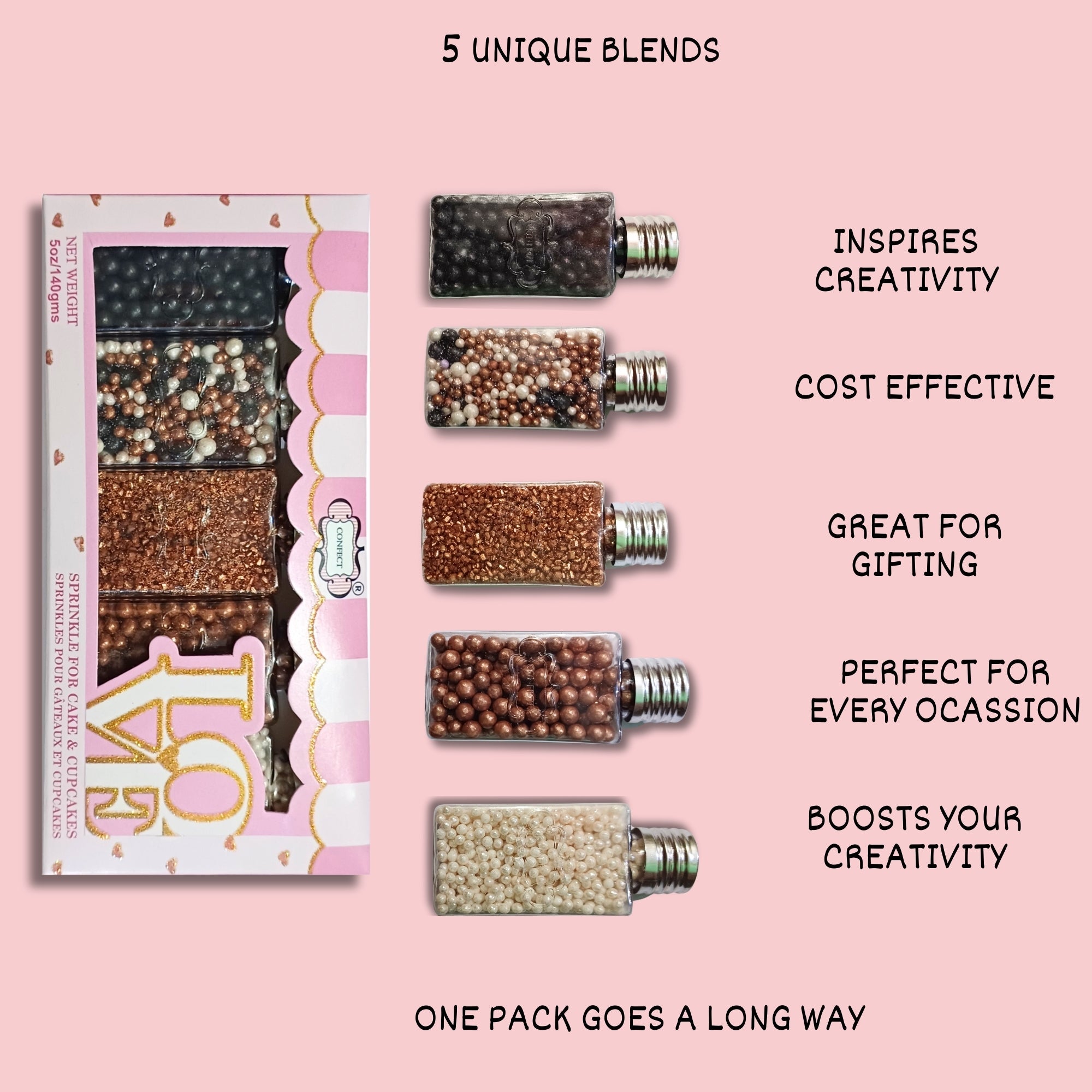 disco ball mashup sprinkles dm multipack 15 100 gms