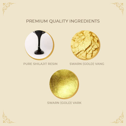 Upakarma Ayurveda Pure SJ Resin Form With Gold Dust - Distacart