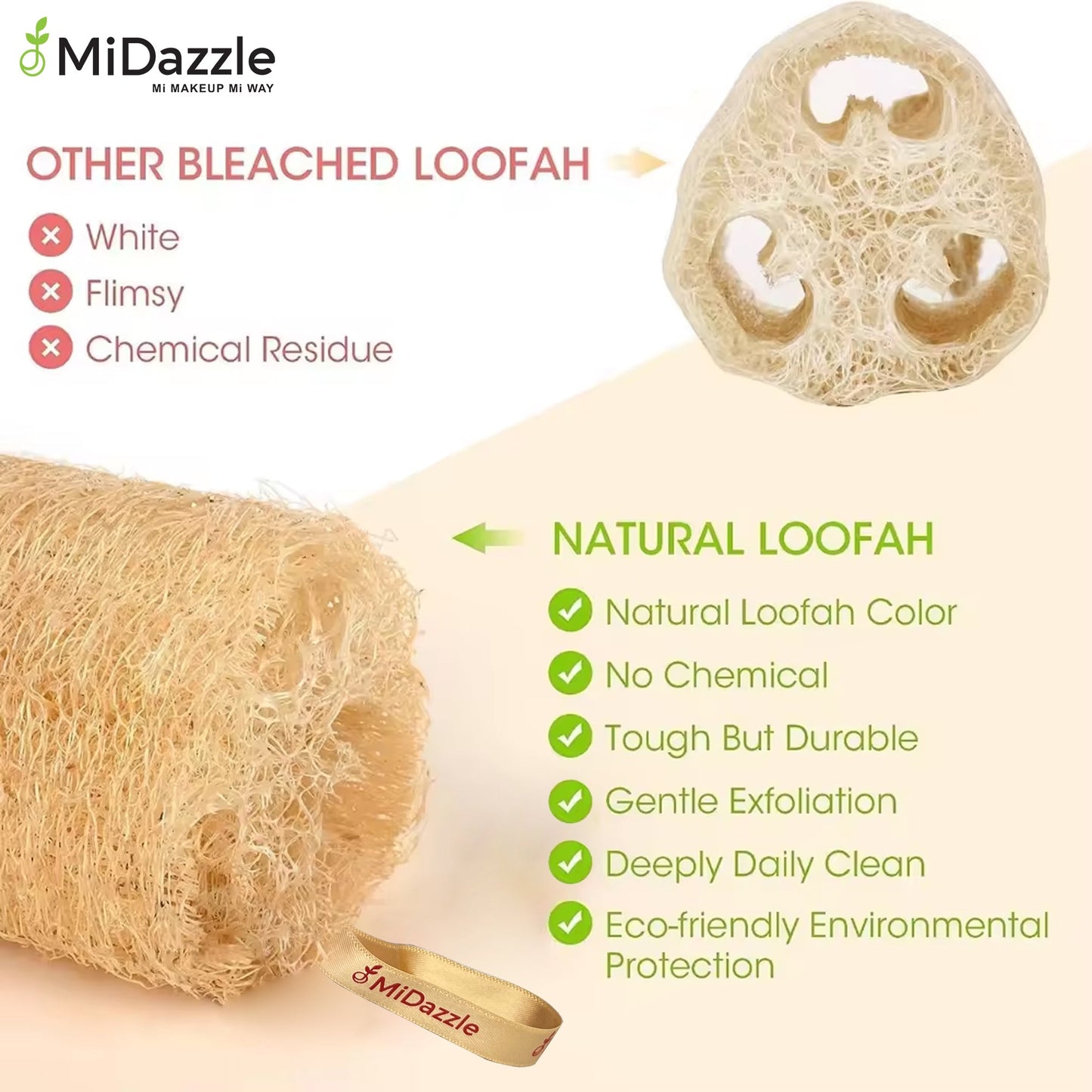 MiDazzle Loofah (Round) MIOL6103 - Distacart