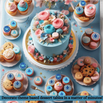 Thumbnail for confect happy birthday toppers for cakes cupcakes celebration toppers ct 01
