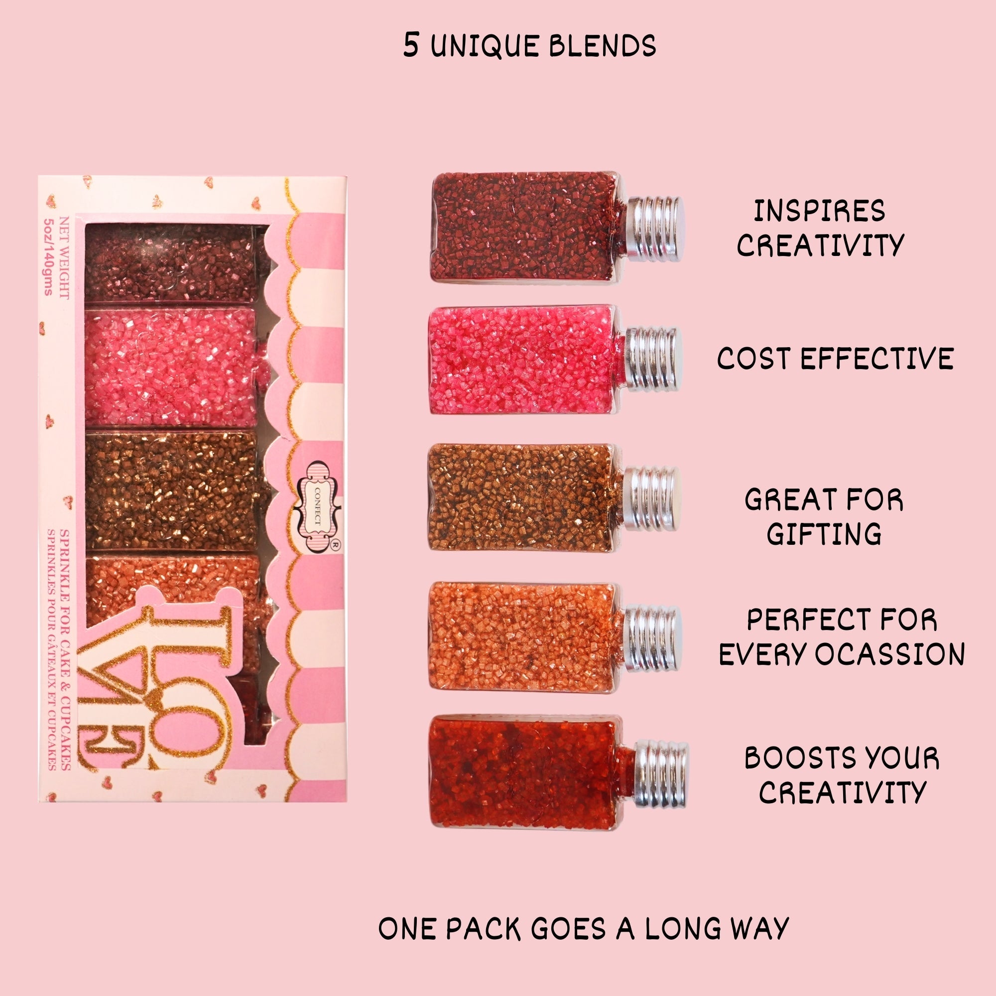 sparkling sugar combo sps multipack 5 100 gms