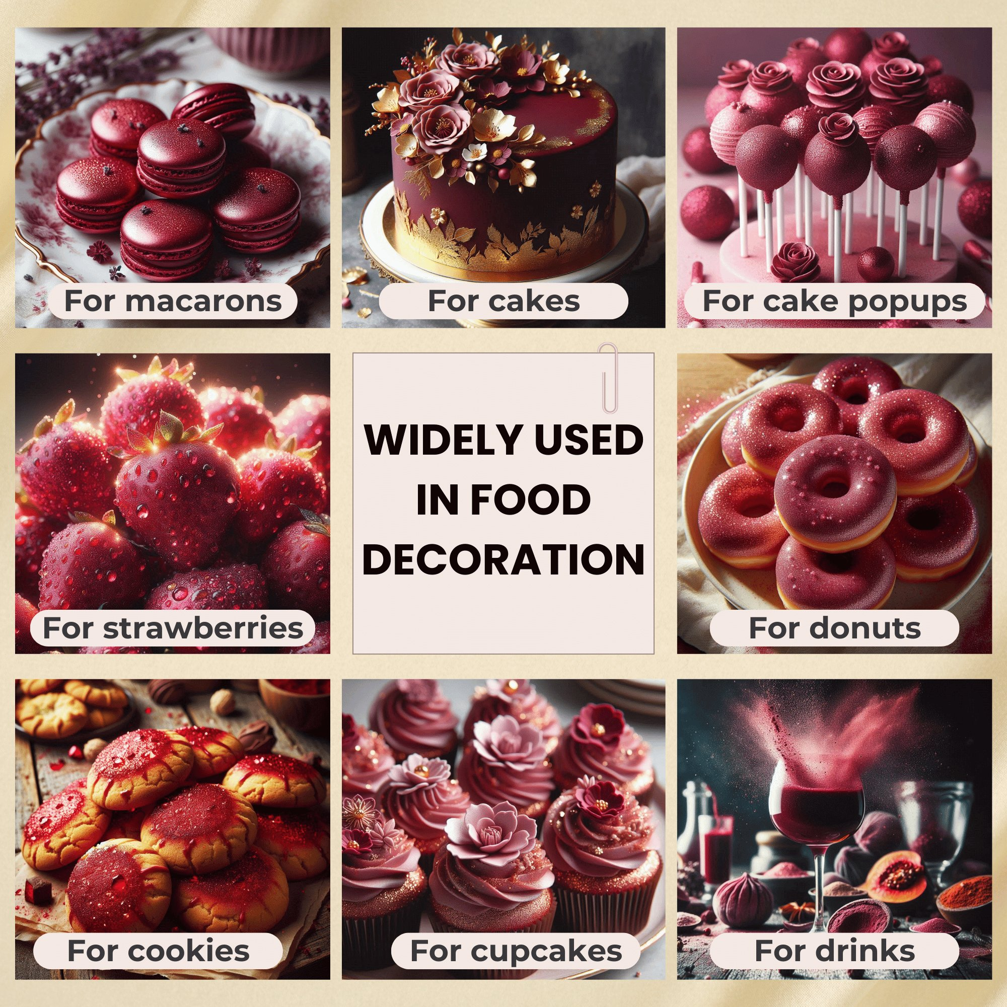 confect sangria red luster dust br b 5 g b