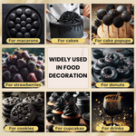 Thumbnail for tulip black edible luster dust 5 gms