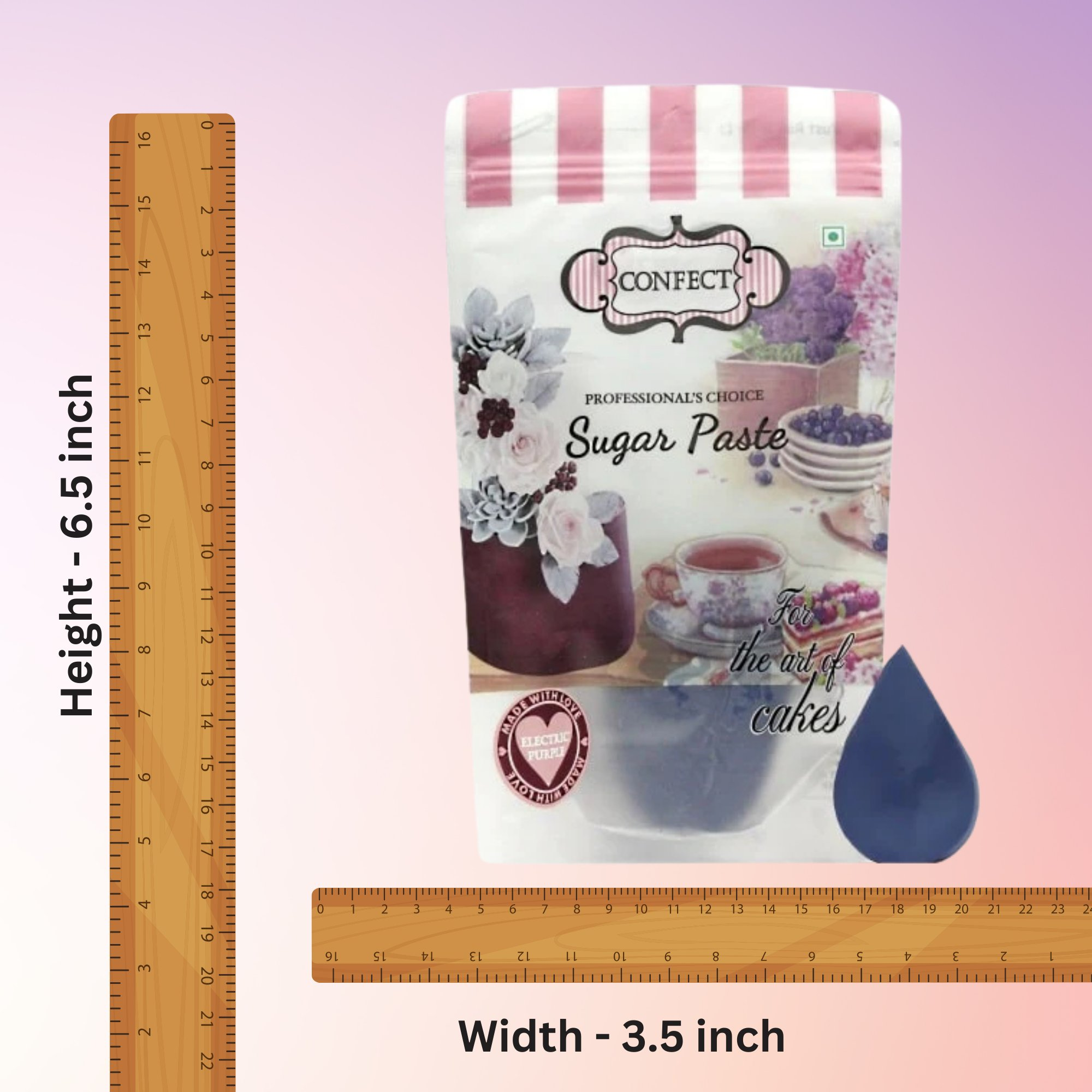 electric purple fondant edible sugarpaste 1kg
